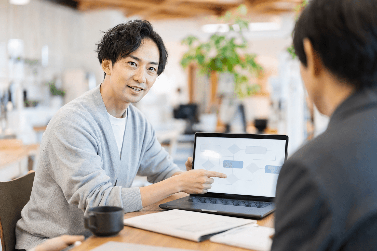 人事のAI活用の進め方について議論するチーム